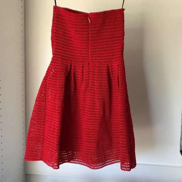 💃🏻 Forever 21 mini red strapless dress - Picture 3 of 5